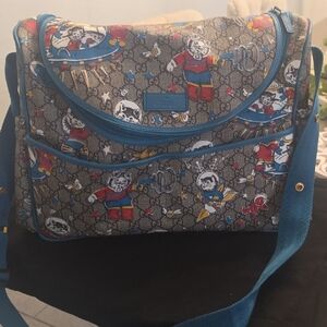 Stylish Cartoon Print Baby Bag